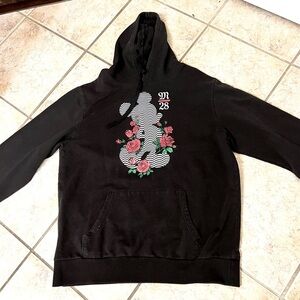 Walt Disney World Hoodie Womens Pullover Y2K Mickey Sweatshirt, Grey, XL